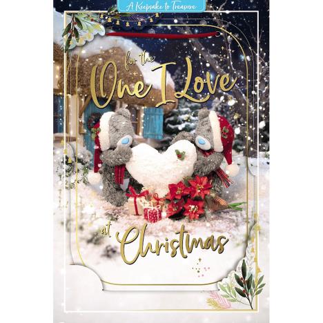 3D Holographic One I Love Me to You Bear Christmas Card £3.39